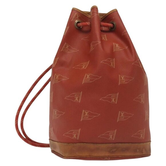 LOUIS VUITTON LV Cup Saint Tropez Shoulder Bag Red M80026 LV Auth 137121 - Picture 2 of 16